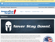 Tablet Screenshot of innovativetargets.net